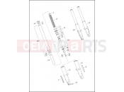 FORK, FRONT - LOW - Harley-Davidson TOURING ELECTRA GLIDE ULTRA CLASSIC - FLHTCU 2019