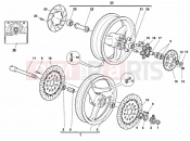 DUCATI Supersport 900 SS WHEELS » FRONT WHEEL