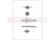 HARLEY-DAVIDSON DELUXE  - FLSTN FUEL TANK TRIM