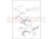 Harley-Davidson 2017 SOFTAIL FAT BOY S  - FLSTFBS LICENSE PLATE BRACKETS - FXSB