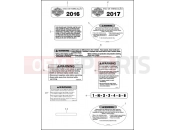 Harley-Davidson 2017 TOURING ROAD KING  - FLHR LABELS
