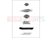 Harley-Davidson 2016 DYNA DYNA STREET BOB  - FXDB 103 FUEL TANK TRIM