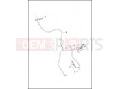 BRAKE LINE, FRONT - NON-ABS - Harley-Davidson ULTRA CLASSIC LOW - FLHTCUL 2016