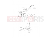 Harley-Davidson 2016 VRSC V-ROD MUSCLE  - VRSCF 105 HANDLEBAR AND THROTTLE CONTROL