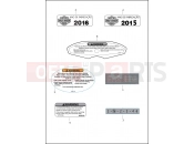 Harley-Davidson 2016 VRSC V-ROD MUSCLE  - VRSCF 105 LABELS
