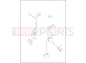 Harley-Davidson 2015 DYNA DYNA FAT BOB  - FXDF BRAKE LINES, FRONT - NON-ABS