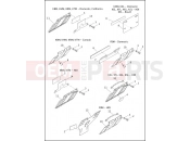 Harley-Davidson 2015 TOURING ROAD GLIDE  - FLTRX LICENSE PLATE BRACKETS