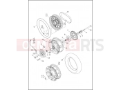 Harley-Davidson 2015 TOURING ROAD GLIDE  - FLTRX WHEELS, REAR