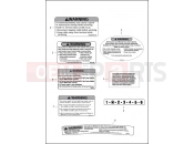 Harley-Davidson 2014 CVO/CUSTOM CVO LIMITED  - FLHTKSE LABELS