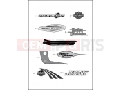 Harley-Davidson 2014 DYNA DYNA FAT BOB  - FXDF FUEL TANK TRIM