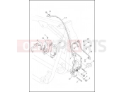 Harley-Davidson 2014 SOFTAIL SOFTAIL BREAKOUT  - FXSB BRAKE LINES, FRONT, ABS