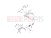 Harley-Davidson 2014 SOFTAIL SOFTAIL BREAKOUT  - FXSB 103 LICENSE PLATE BRACKETS - FXSB
