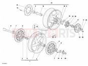 DUCATI Monster S4 WHEELS » FRONT WHEEL