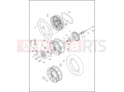 Harley-Davidson 2014 TOURING ULTRA CLASSIC  - FLHTCU WHEELS, REAR