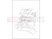 Harley-Davidson 2013 CVO/CUSTOM CVO ULTRA CLASSIC  - FLHTCU8 103 CONSOLE, FUEL TANK