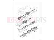 Harley-Davidson 2013 DYNA DYNA SUPER GLIDE CUSTOM  - FXDC TRANSMISSION GEARS