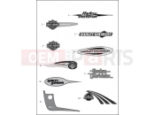 Harley-Davidson 2013 DYNA DYNA WIDE GLIDE  - FXDWG 103 FUEL TANK TRIM