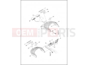Harley-Davidson 2013 SOFTAIL SOFTAIL SLIM  - FLS LICENSE PLATE BRACKETS - FXSB