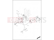 Harley-Davidson 2013 SOFTAIL BLACKLINE  - FXS BRAKE LINE & MODULE, REAR, ABS