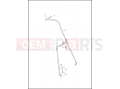 Harley-Davidson 2013 TOURING ROAD KING  - FLHR BRAKE LINE, FRONT - NON-ABS