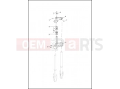Harley-Davidson 2013 VRSC VRSCDX NIGHT ROD SPECIAL  - VRSCDX FORK, FRONT BRACKET