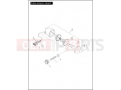 Harley-Davidson 2012 CVO/CUSTOM CVO SOFTAIL CONVERTIBLE  - FLSTSE3 TURN SIGNALS, FRONT