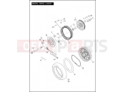 Harley-Davidson 2012 DYNA DYNA SWITCHBACK  - FLD WHEEL, REAR, LACED