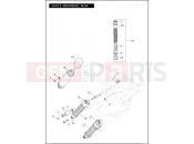 HARLEY-DAVIDSON DYNA SWITCHBACK  - FLD 103 SHOCK ABSORBERS, REAR