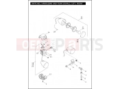 HARLEY-DAVIDSON DYNA SWITCHBACK  - FLD 103 SWITCHES, HANDLEBAR AND TURN SIGNALS, LEFT, FRONT