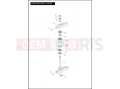 Harley-Davidson 2012 DYNA DYNA FAT BOB  - FXDF 103 FORK BRACKETS, FRONT