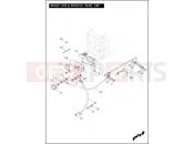 Harley-Davidson 2012 SOFTAIL HERITAGE SOFTAIL CLASSIC  - FLSTC BRAKE LINE & MODULE, REAR, ABS