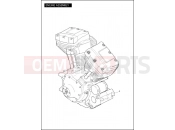 Harley-Davidson 2012 SOFTAIL FAT BOY LO  - FLSTFB ENGINE ASSEMBLY - TWIN CAM 96â¢