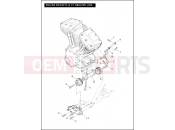 Harley-Davidson 2012 TOURING ROAD KING CLASSIC  - FLHRC ENGINE MOUNTS & STABILIZER LINK