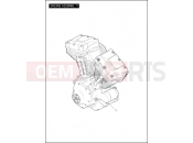 Harley-Davidson 2012 TOURING ULTRA CLASSIC  - FLHTCU ENGINE ASSEMBLY - TWIN CAM 103â¢