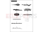 Harley-Davidson 2012 TOURING STREET GLIDE  - FLHX FUEL TANK TRIM