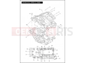 Harley-Davidson 2012 VRSC V-ROD MUSCLE  - VRSCF 105 CRANKCASE, UPPER & LOWER