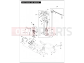 Harley-Davidson 2012 VRSC V-ROD MUSCLE  - VRSCF 105 FUEL TANK & FUEL MODULE
