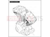 Harley-Davidson 2011 CVO/CUSTOM CVO SOFTAIL CONVERTIBLE  - FLSTSE2 ENGINE ASSEMBLY