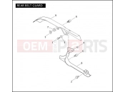 Harley-Davidson 2011 CVO/CUSTOM CVO SOFTAIL CONVERTIBLE  - FLSTSE2 REAR BELT GUARD