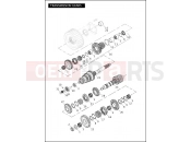 Harley-Davidson 2011 DYNA DYNA STREET BOB  - FXDB TRANSMISSION GEARS