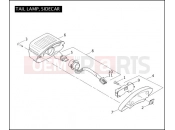 HARLEY-DAVIDSON ULTRA SIDECAR  - TLEU TAIL LAMP, SIDECAR