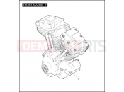 HARLEY-DAVIDSON ELECTRA GLIDE CLASSIC  - FLHTC ENGINE ASSEMBLY - TWIN CAM 103â¢