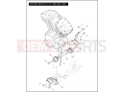 HARLEY-DAVIDSON ELECTRA GLIDE CLASSIC  - FLHTC ENGINE MOUNTS & STABILIZER LINK