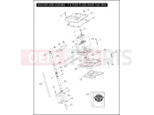 Harley-Davidson 2011 TOURING ELECTRA GLIDE CLASSIC  - FLHTC 103 ROCKER ARM ASSEMBLY & PUSH RODS - TWIN CAM 103â¢ (2 OF 2)