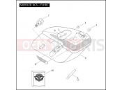 Harley-Davidson 2011 TOURING ELECTRA GLIDE CLASSIC  - FLHTC 103 SADDLEBAGS - FLHRC