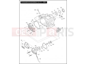 Harley-Davidson 2011 TOURING ELECTRA GLIDE CLASSIC  - FLHTC 103 TRANSMISSION BEARINGS & COVERS