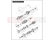 Harley-Davidson 2011 TOURING ELECTRA GLIDE CLASSIC  - FLHTC 103 TRANSMISSION GEARS