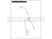 Harley-Davidson 2011 TOURING ULTRA CLASSIC  - FLHTCU BRAKE LINE, FRONT - NON-ABS