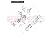 Harley-Davidson 2011 VRSC VRSCDX NIGHT ROD SPECIAL  - VRSCDX PISTONS & CRANKSHAFTS