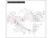 Harley-Davidson 2011 VRSC VRSCDX NIGHT ROD SPECIAL  - VRSCDX 105 EXHAUST SYSTEM - VRSCDX